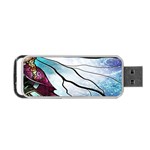 Anna Disney Frozen Stained Glass Portable USB Flash (Two Sides) Front