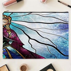 Anna Disney Frozen Stained Glass Cosmetic Bag (xxxl) by artworkshop