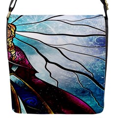 Anna Disney Frozen Stained Glass Flap Closure Messenger Bag (s) by artworkshop