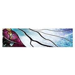 Anna Disney Frozen Stained Glass Oblong Satin Scarf (16  X 60 ) by artworkshop