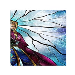 Anna Disney Frozen Stained Glass Square Satin Scarf (30  X 30 ) by artworkshop