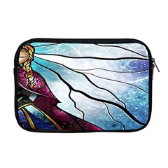 Anna Disney Frozen Stained Glass Apple Macbook Pro 17  Zipper Case by artworkshop