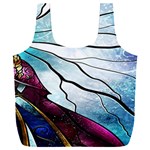 Anna Disney Frozen Stained Glass Full Print Recycle Bag (XXL) Front