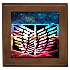 Attack On Titan Shingeki Galaxy Framed Tile