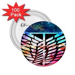 Attack On Titan Shingeki Galaxy 2 25  Buttons (100 Pack)  by artworkshop