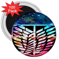 Attack On Titan Shingeki Galaxy 3  Magnets (100 Pack) by artworkshop