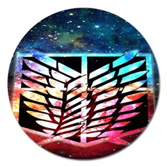 Attack On Titan Shingeki Galaxy Magnet 5  (round) by artworkshop