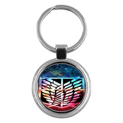 Attack On Titan Shingeki Galaxy Key Chain (round) by artworkshop