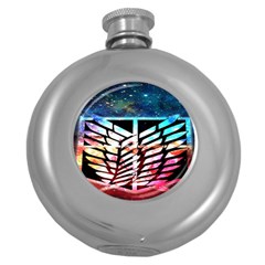 Attack On Titan Shingeki Galaxy Round Hip Flask (5 Oz) by artworkshop