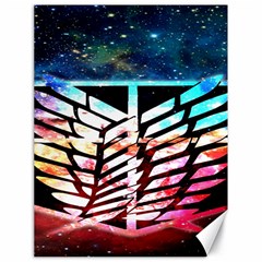 Attack On Titan Shingeki Galaxy Canvas 18  X 24  by artworkshop