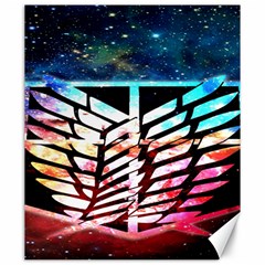 Attack On Titan Shingeki Galaxy Canvas 20  X 24  by artworkshop