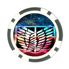 Attack On Titan Shingeki Galaxy Poker Chip Card Guard by artworkshop