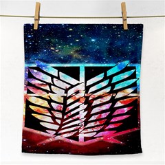 Attack On Titan Shingeki Galaxy Face Towel by artworkshop