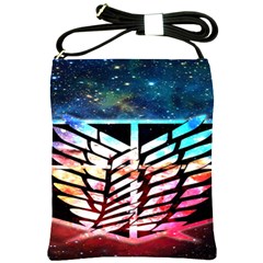 Attack On Titan Shingeki Galaxy Shoulder Sling Bag by artworkshop