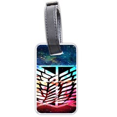 Attack On Titan Shingeki Galaxy Luggage Tag (one Side) by artworkshop