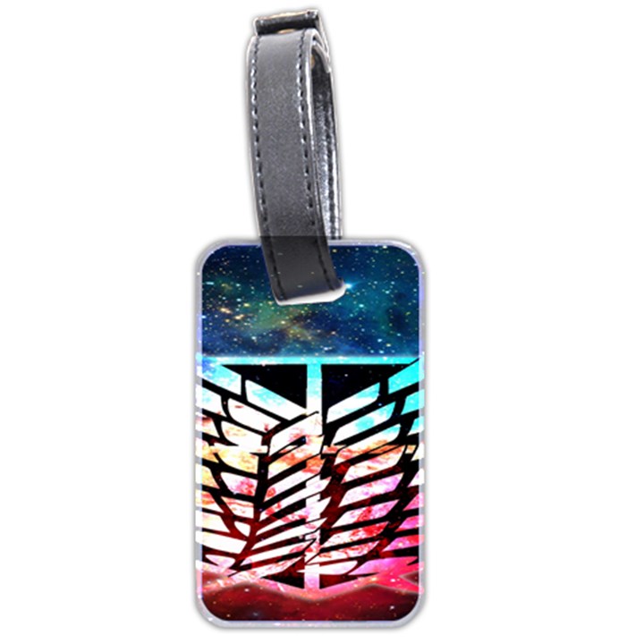 Attack On Titan Shingeki Galaxy Luggage Tag (two sides)