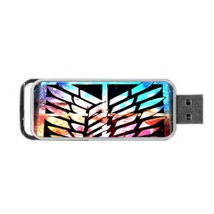 Attack On Titan Shingeki Galaxy Portable Usb Flash (two Sides) by artworkshop