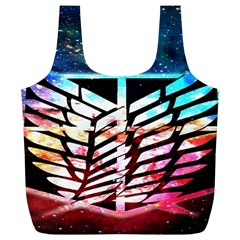 Attack On Titan Shingeki Galaxy Full Print Recycle Bag (xl) by artworkshop