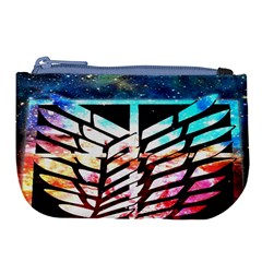 Attack On Titan Shingeki Galaxy Large Coin Purse by artworkshop