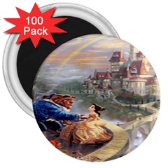 Beauty And The Beast Castle 3  Magnets (100 Pack) by artworkshop