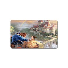 Beauty And The Beast Castle Magnet (name Card) by artworkshop