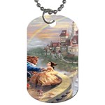 Beauty And The Beast Castle Dog Tag (One Side) Front