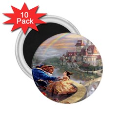 Beauty And The Beast Castle 2 25  Magnets (10 Pack)  by artworkshop