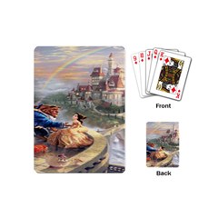 Beauty And The Beast Castle Playing Cards Single Design (mini) by artworkshop