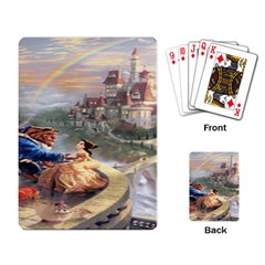 Beauty And The Beast Castle Playing Cards Single Design (rectangle) by artworkshop