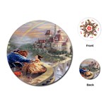 Beauty And The Beast Castle Playing Cards Single Design (Round) Front