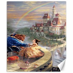 Beauty And The Beast Castle Canvas 8  X 10  by artworkshop