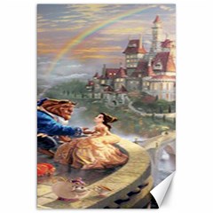 Beauty And The Beast Castle Canvas 20  X 30  by artworkshop