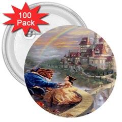 Beauty And The Beast Castle 3  Buttons (100 Pack)  by artworkshop