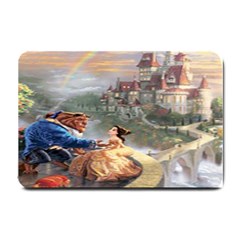 Beauty And The Beast Castle Small Doormat  by artworkshop