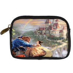 Beauty And The Beast Castle Digital Camera Leather Case by artworkshop