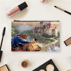 Beauty And The Beast Castle Cosmetic Bag (medium) by artworkshop