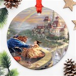 Beauty And The Beast Castle Ornament (Round) Front