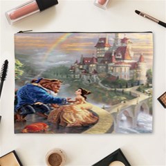 Beauty And The Beast Castle Cosmetic Bag (xl) by artworkshop