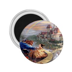 Beauty And The Beast Castle 2 25  Magnets by artworkshop