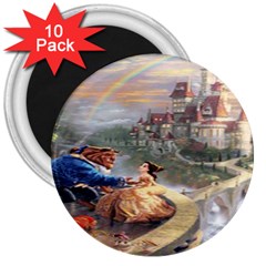 Beauty And The Beast Castle 3  Magnets (10 Pack)  by artworkshop