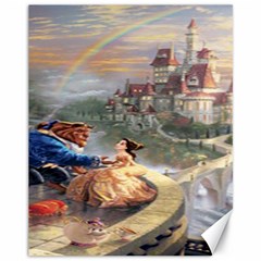 Beauty And The Beast Castle Canvas 11  X 14  by artworkshop