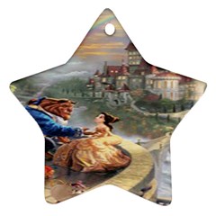 Beauty And The Beast Castle Star Ornament (two Sides) by artworkshop