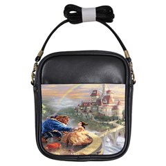 Beauty And The Beast Castle Girls Sling Bag by artworkshop