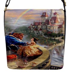 Beauty And The Beast Castle Flap Closure Messenger Bag (s) by artworkshop