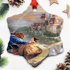 Beauty And The Beast Castle Ornament (snowflake)