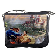 Beauty And The Beast Castle Messenger Bag by artworkshop