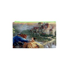 Beauty And The Beast Castle Cosmetic Bag (xs) by artworkshop