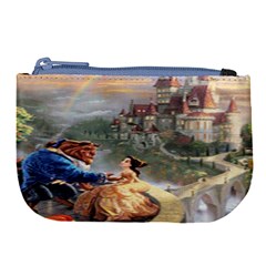 Beauty And The Beast Castle Large Coin Purse by artworkshop