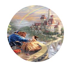 Beauty And The Beast Castle Mini Round Pill Box by artworkshop