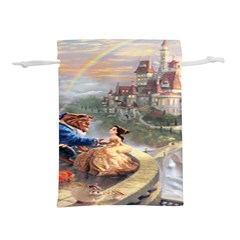 Beauty And The Beast Castle Lightweight Drawstring Pouch (l) by artworkshop